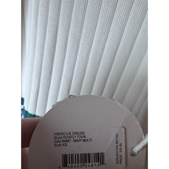 STAUD Womens Hibiscus Navy Colorblock Maxi Dress Size XS NWT $325 - Picture 12 of 14